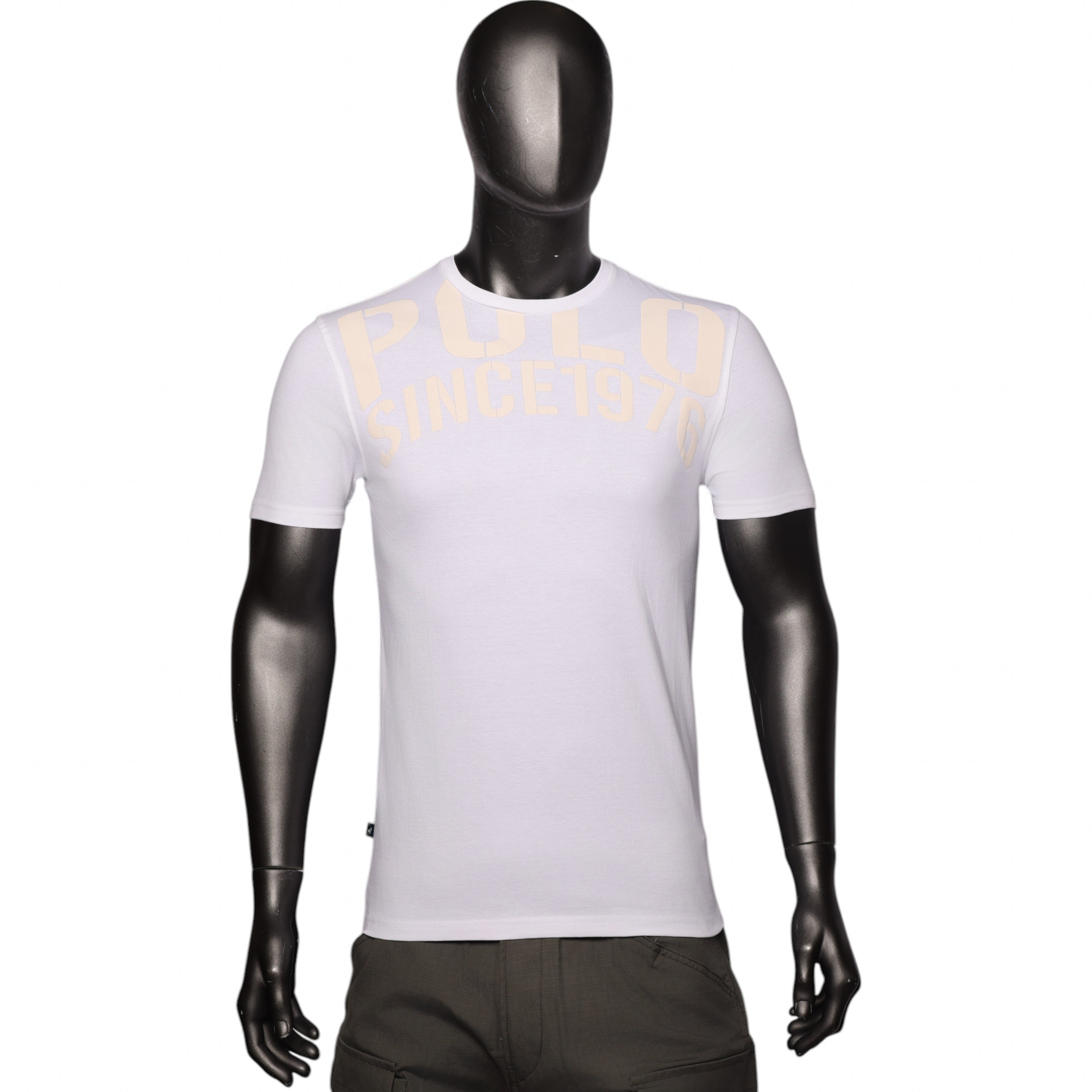 Polo T-Shirt Classic Graphic Print Off-White
